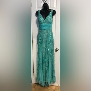 Beautiful blue formal dress. Wore only once